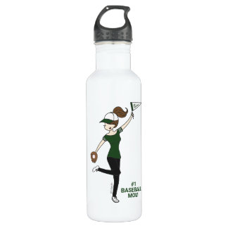 Botella De Agua Ventilador personalizado Avatar #1 de béisbol