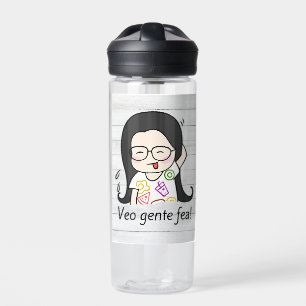 Botella De Agua veo gente