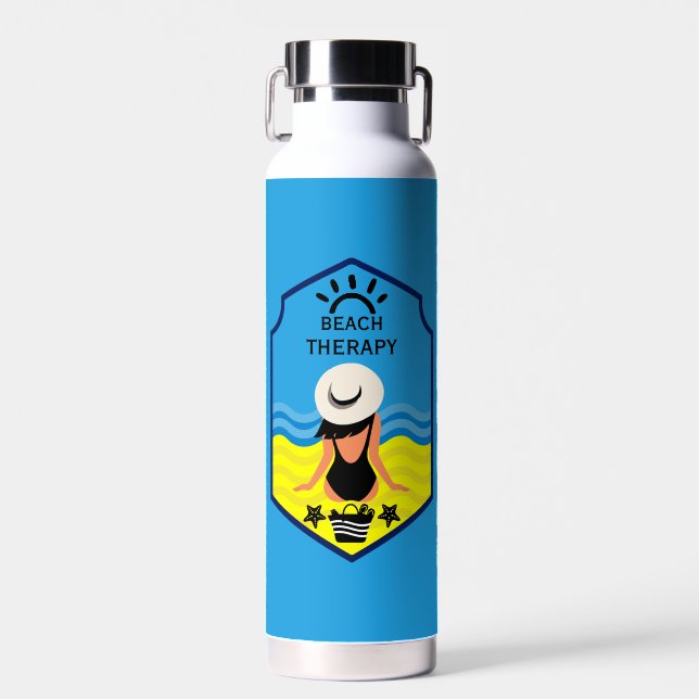 Botella De Agua Verano Esencial de Playa  (Delantero)