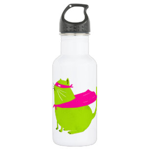 Botella De Agua Verde de Catman