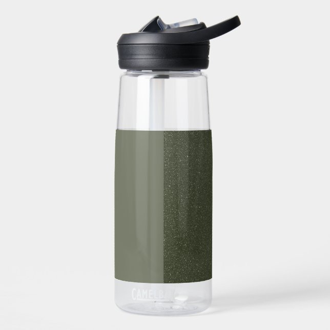 Botella de agua verde de dos tonos Moss de persona (Izquierdo)