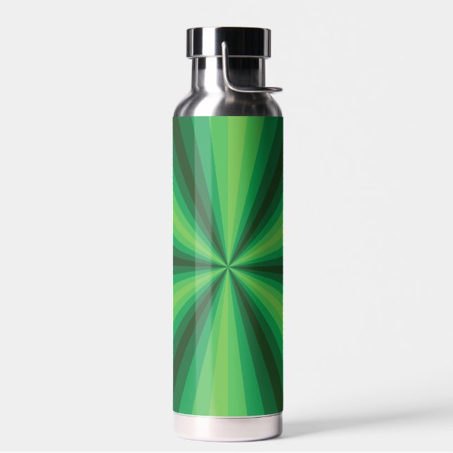 Botella De Agua Verde de ilusión óptica (Izquierdo)