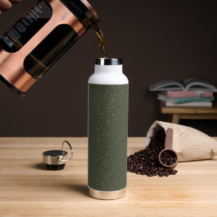 Botella de agua verde de personalizable