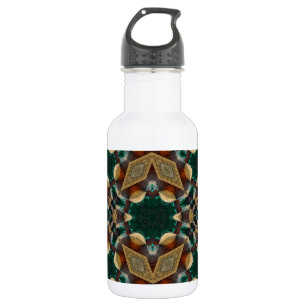 Botella De Agua Verde dimensional