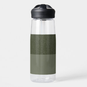Botella de agua verde personalizar de dos tonos Mo