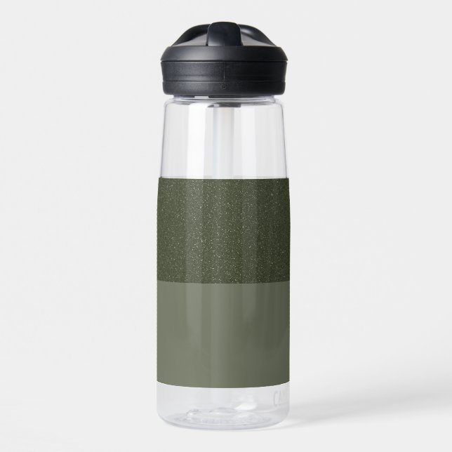 Botella de agua verde personalizar de dos tonos Mo (Delante)