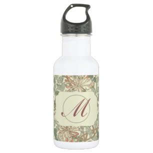 Botella De Agua Verde Suave Vintage William Morris Honeysuckle