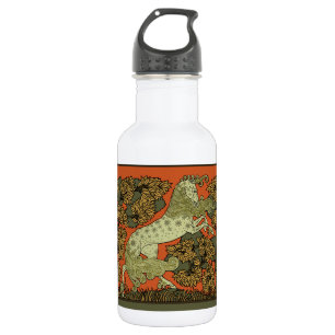 Botella De Agua Verneuil Arte Nouveau Caballo: Ecuestre Vintage