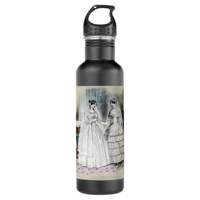Botella De Agua Vestido Boda de Victoria (Anverso)