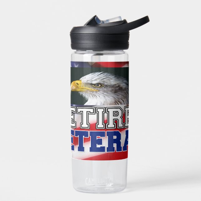 Botella De Agua Veterano retirado (Izquierdo)