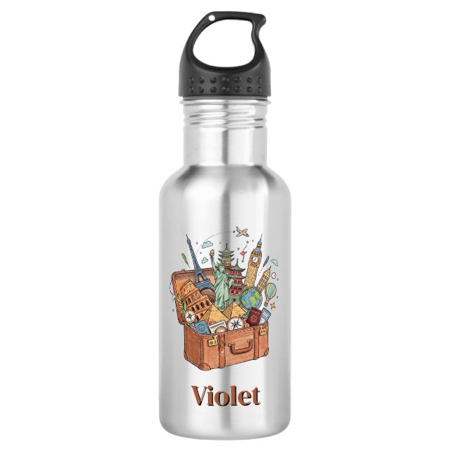 Botella De Agua Viaje (Anverso)