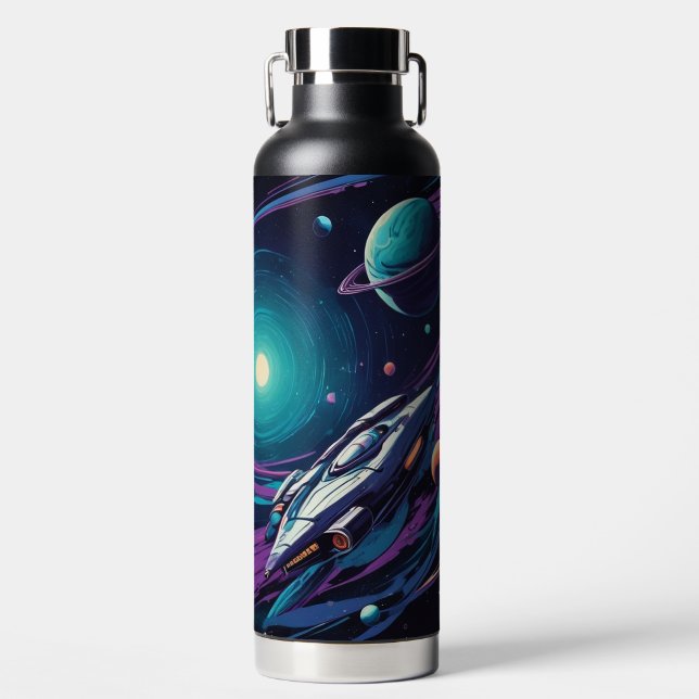 Botella De Agua Viaje cósmico (Delantero)