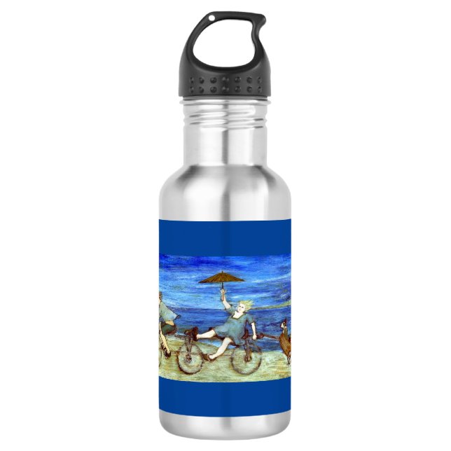 Botella De Agua Viaje En Bicicleta Tándem 532 Ml Water Bo (Anverso)