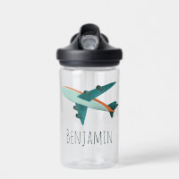 Viajes de niños de aviones Cute Blue