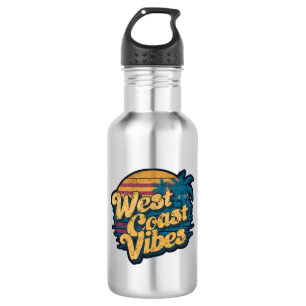 Botella De Agua Vibes de la Costa Oeste
