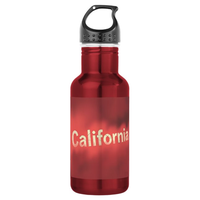 Botella De Agua Vibraciones de Sueño Californiano (Anverso)