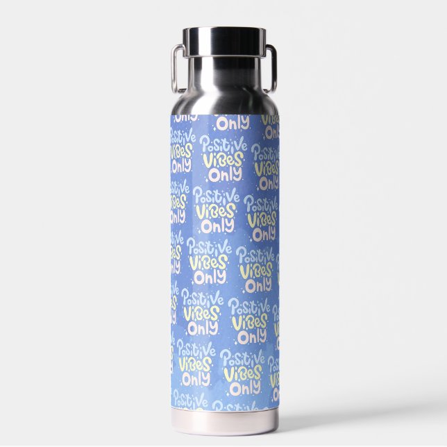 Botella De Agua Vibraciones Positivas Solo (Delantero)