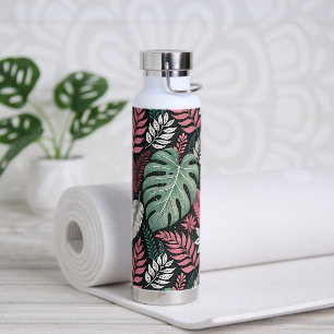 Botella De Agua Vibrant tropical botanical