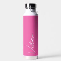 Vibrante rosa y blanco personalizado