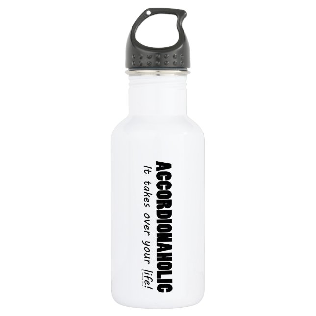 Botella De Agua Vida acordionaholica (Anverso)