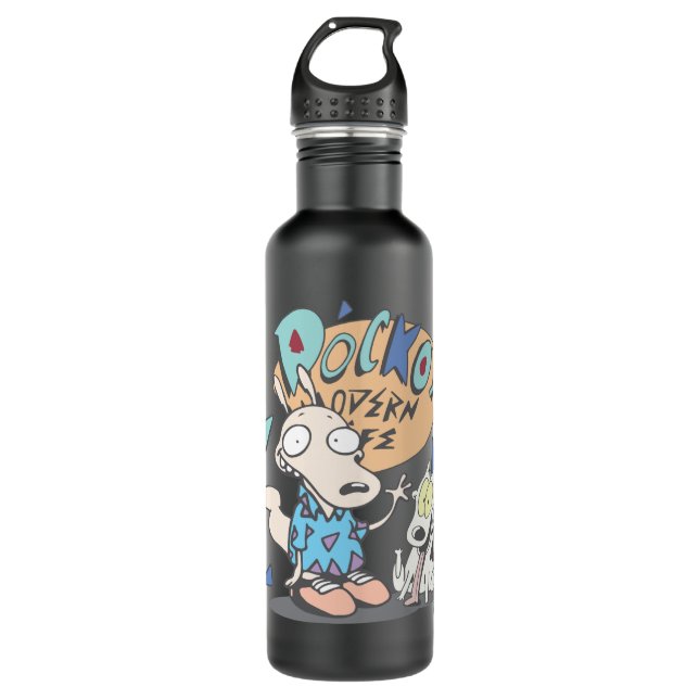 Botella De Agua Vida moderna de Rockos (Anverso)