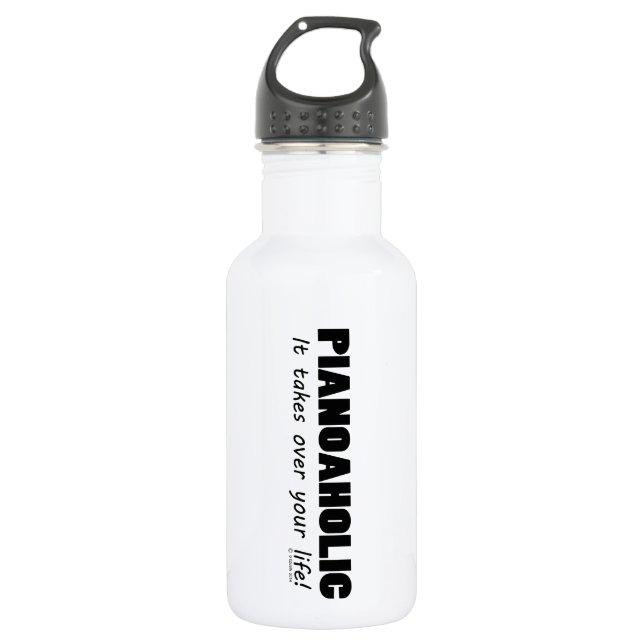 Botella De Agua Vida pianoholística (Anverso)