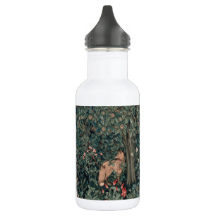 Botella De Agua Vida silvestre William Morris Greenery Fox