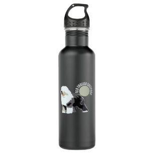 Botellas De Agua Perro Ingles Viejo Del Pastor Y Tazas De Viaje Zazzle Es