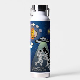 Botella de agua - Viendo hacia arriba