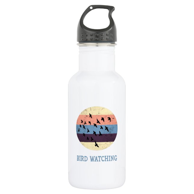Botella De Agua Vigilancia de aves (Anverso)