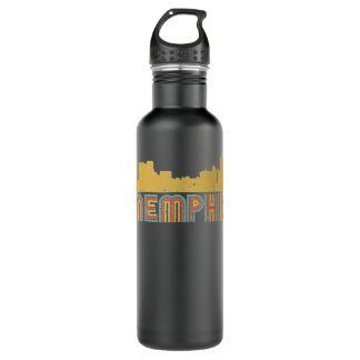 Botella De Agua Viñage Retro Memphis Tennessee Skyline