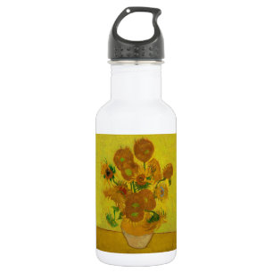 Botella De Agua Vincent Van Gogh 15 girasoles Pintura