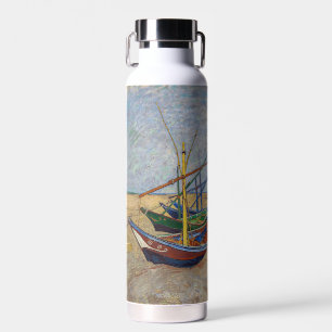 Botella De Agua Vincent van Gogh - Barcas de Pesca en la Playa