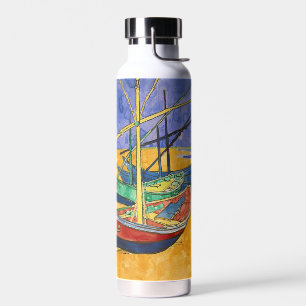 Botella De Agua Vincent van Gogh - Barcos de Pesca en la Playa