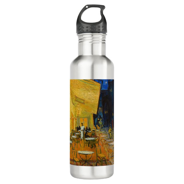 Botella De Agua Vincent van Gogh - Cafe Terrace de noche (Anverso)