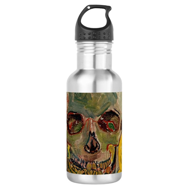 Botella De Agua Vincent van Gogh - Calavera 1887 #2 (Anverso)