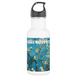 Botella De Agua Vincent van Gogh, floreciente árbol de almendros