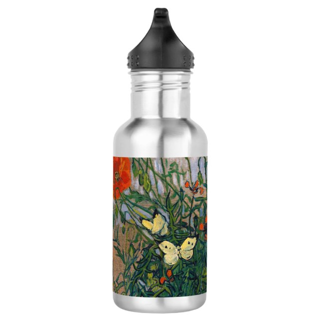 Botella De Agua Vincent van Gogh - Mariposas y Papas (Derecha)