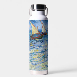 Botella De Agua Vincent van Gogh - Paisaje marino cerca de Saintes