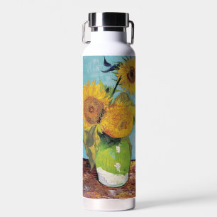 Botella De Agua Vincent Van Gogh - Tres Girasoles en un Jarrón