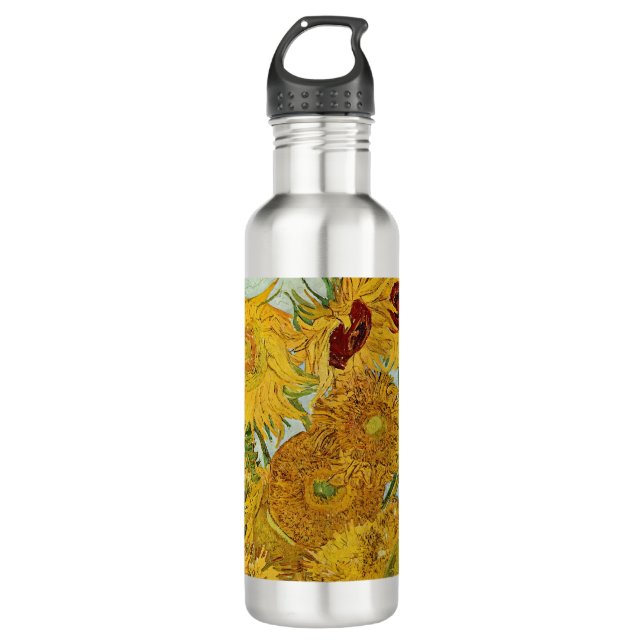 Botella De Agua Vincent Van Gogh - Vase con doce girasoles (Anverso)