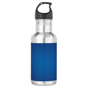 Botella De Agua Viñeta de grino azul oscuro profundo