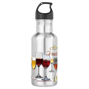 Botella De Agua Vino de SlipperyJoe's Wine Glasses vino fermentado