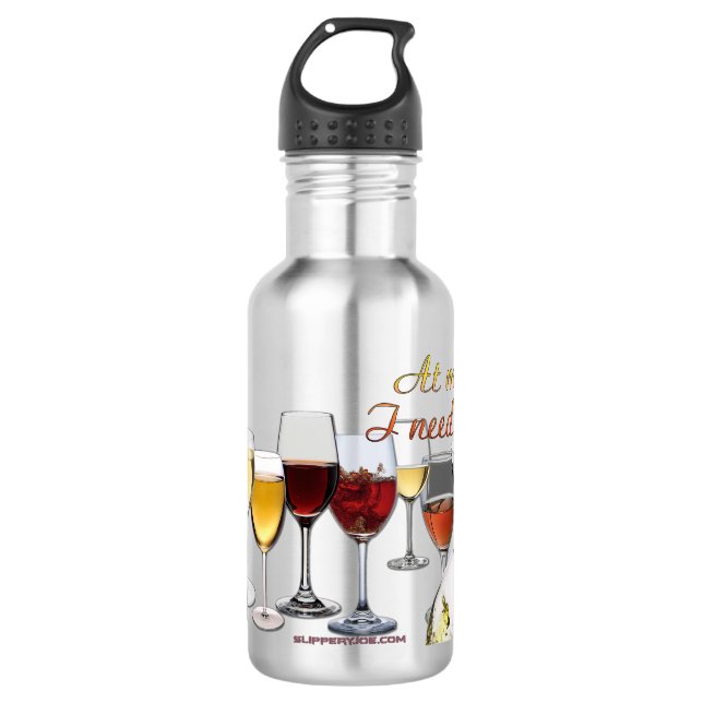 Botella De Agua Vino de SlipperyJoe's Wine Glasses vino fermentado (Anverso)