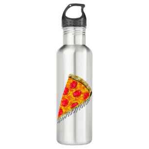 Botella De Agua Vintage Ad Pizza Slice