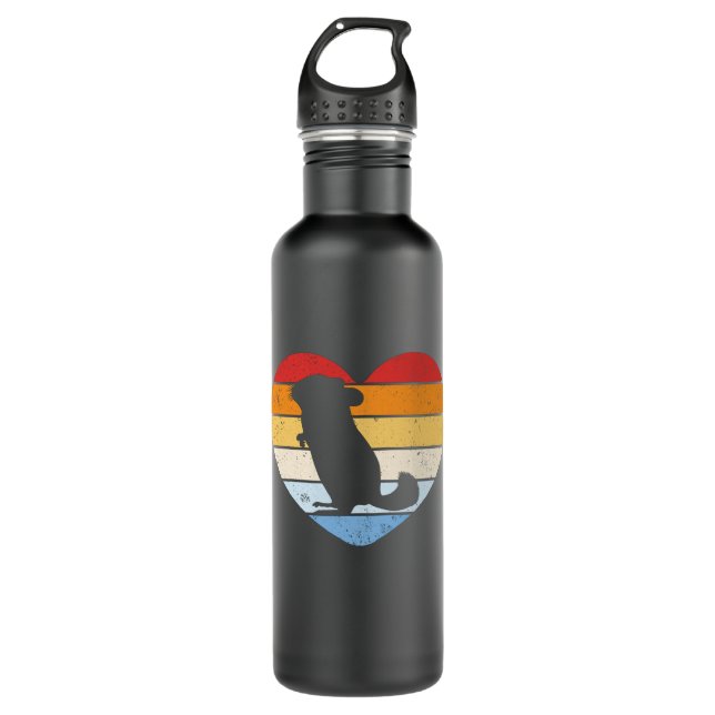 Botella De Agua Vintage Chinchilla (Anverso)