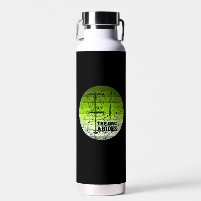 Botella De Agua Vintage de disco golf (Delantero)