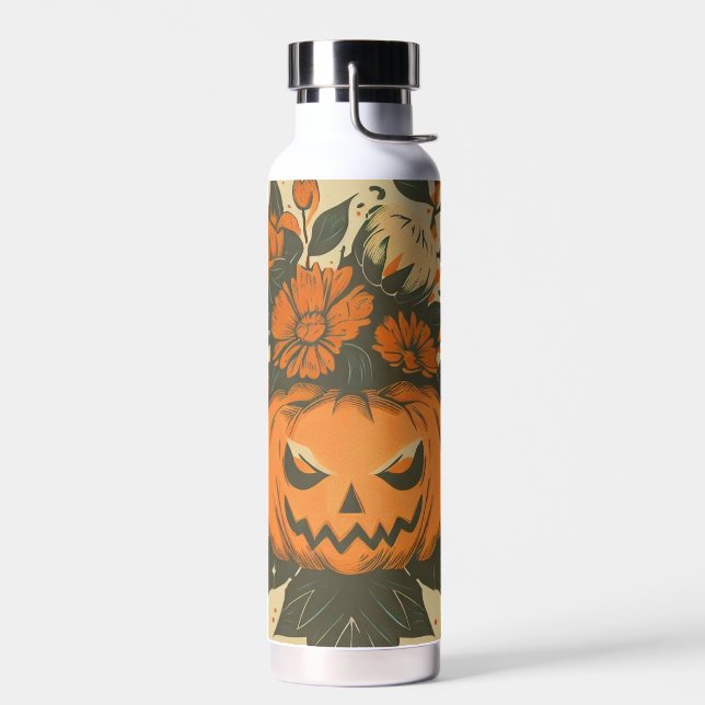 Botella De Agua Vintage/Halloween/Caída/Calabaza (Izquierdo)