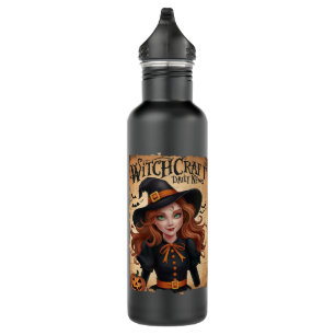 Botella De Agua Vintage Witchcraft Daily News - Bruja Mesmerizador