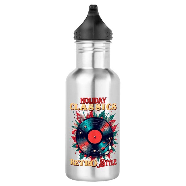 Botella De Agua Vinyl retro (Derecha)